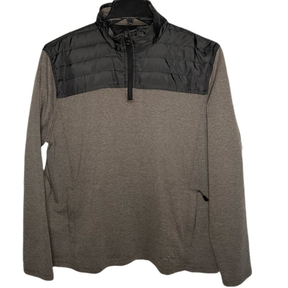 Eddie Bauer Mens quarter zip pullover